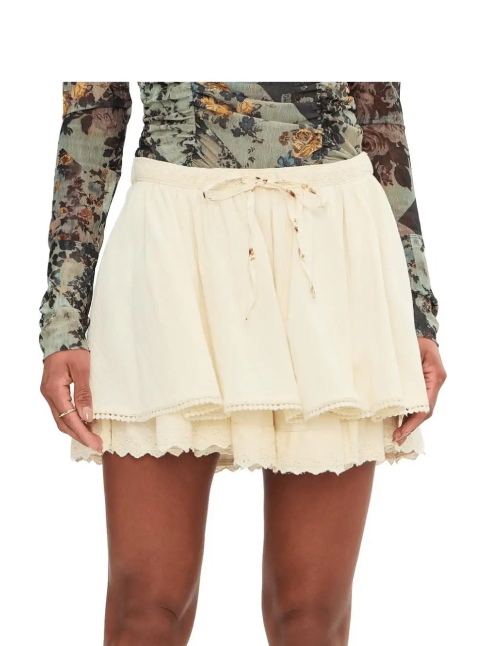 Free People Lady Tulip Mini Skirt